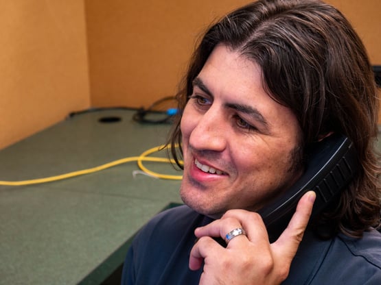 Omaha IT support provider tech helping a client with their SMB technology systems.