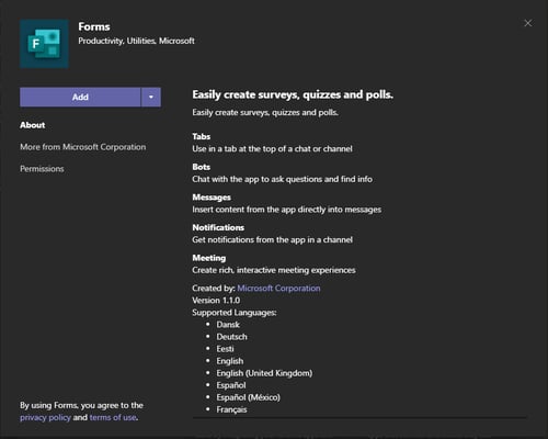 microsoft teams connectors